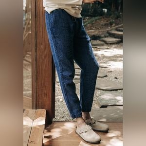 Taylor Stitch The Après Pantin Indigo Waffle joggers sz M